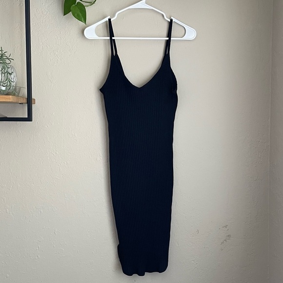 PacSun LA Hearts Black Ribbed Dress - Picture 1 of 6